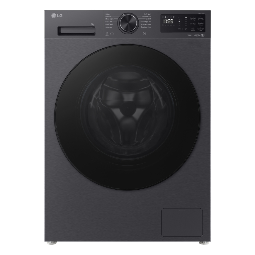 LG F4X5009TBB veļas mazgājamā mašīna, melna