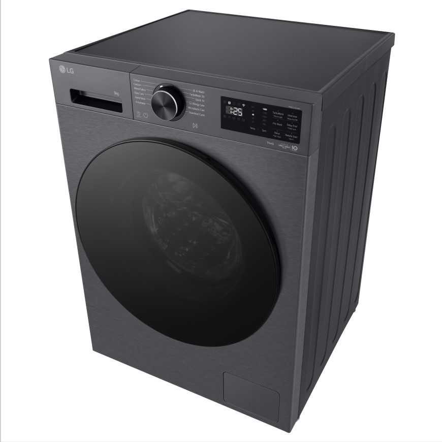 Стиральная машина LG F4X5009TBB, черная – 3