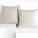 Kreemjas dekoratiivne padjapüür Softa AmeliaHome 45 × 45 cm, 2 tk