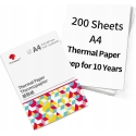 Phomemo thermal printing sheets white A4 210mm 200 pcs, designed for Phomemo M832 M833 M08F / Q22-DZF2-RMSG10-A4. Phomemo thermal printing sheets white A4 210mm 200 pcs, designed for Phomemo M832 M833 M08F / Q22-DZF2-RMSG10-A4.