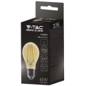 V-tac 10W LED-kuitulamppu, E27, A60, 2200K, amber väri. V-tac 10W LED-kuitulamppu, E27, A60, 2200K, amber väri.