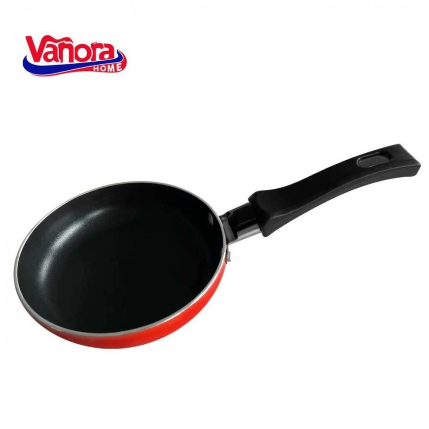 RED MINI ALUMINUM BAKING PAN, 12x3 CM, VANORA HOME
