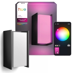 Philips Hue Turaco ārējais sienas gaismeklis, antracīts, A60 WCA