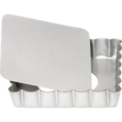 PATISSE Sidabrinis-TOP Mini torto skarda, quiche su nuimamu pagrindu 10 cm
