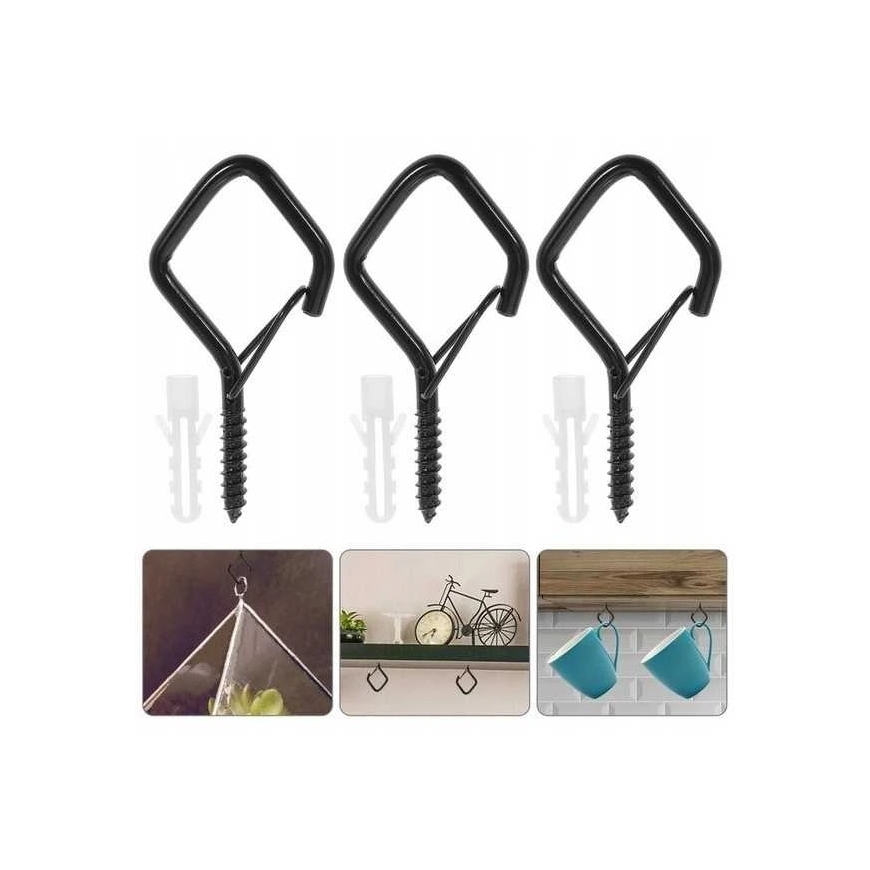 OEM Q-tüüpi konks - 7 cm - kinnitusega - käepide klipsiga – 3