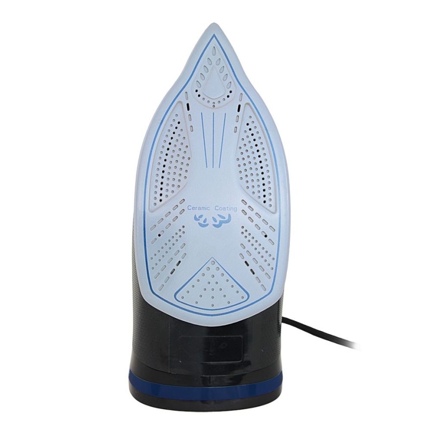Esperanza EHI012 Steam Iron, Ceramic Soleplate, Black, 2600W – 3