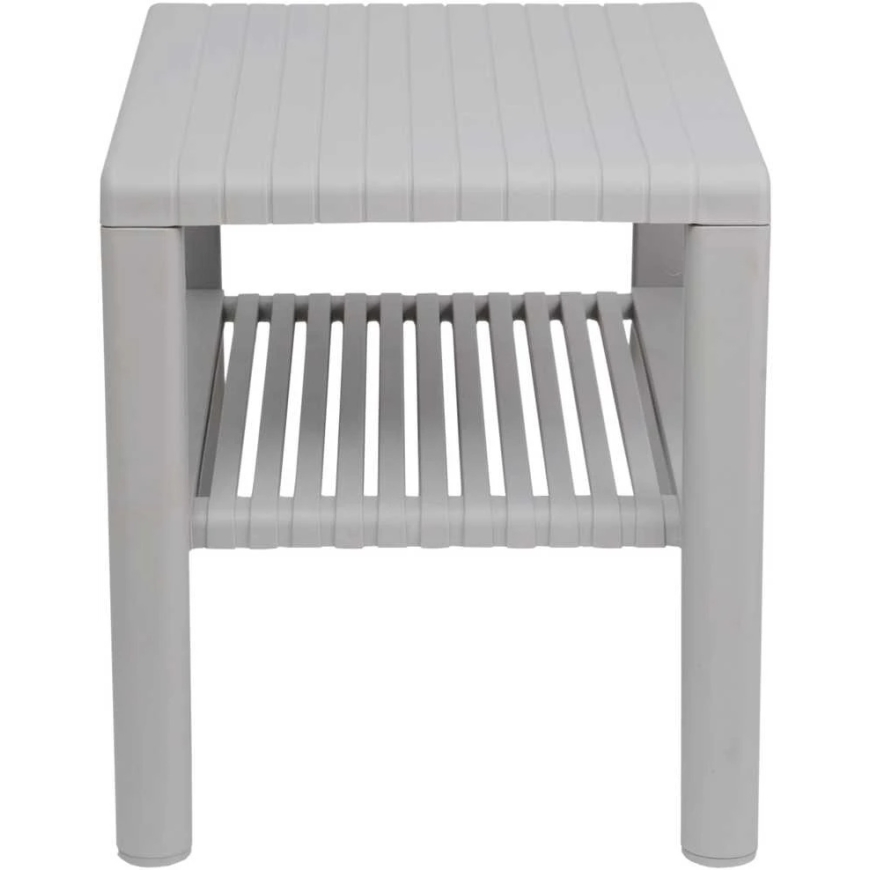 Gsg24 Durable Garden Pond Coffee Table with Shelf - GRAY – 3