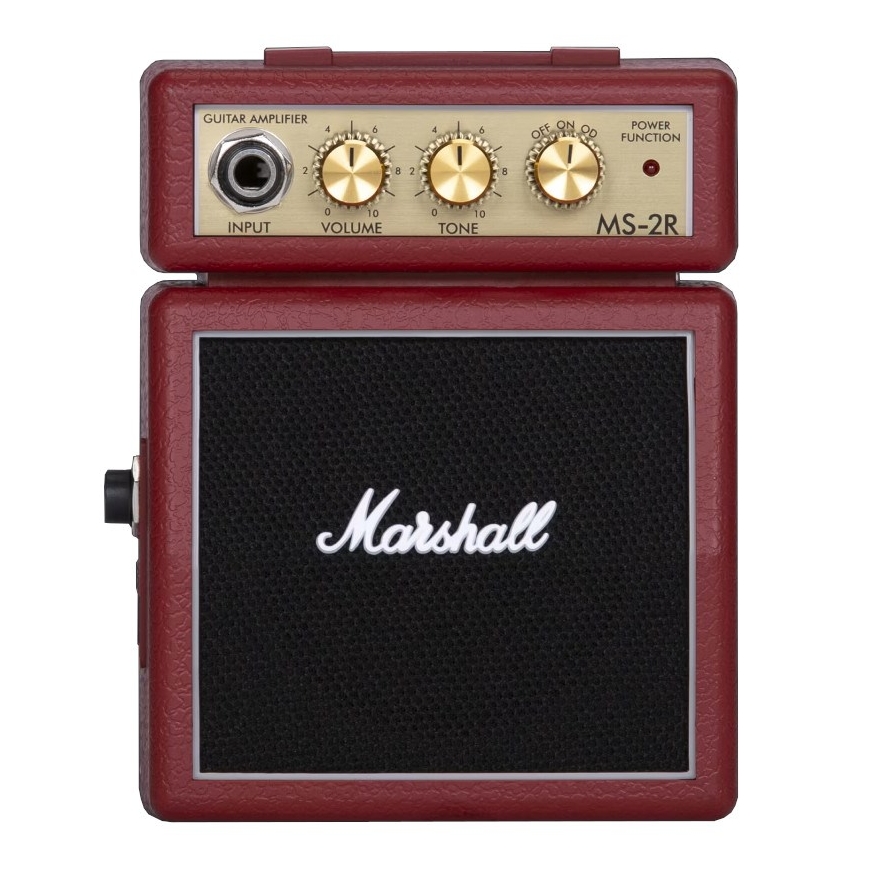 Marshall MS-2 Red - микровеличинный гитарный усилитель