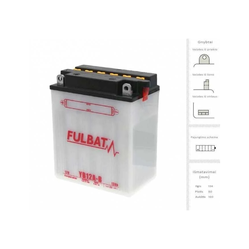 Fulbat Aku 12 Ah 155 12V