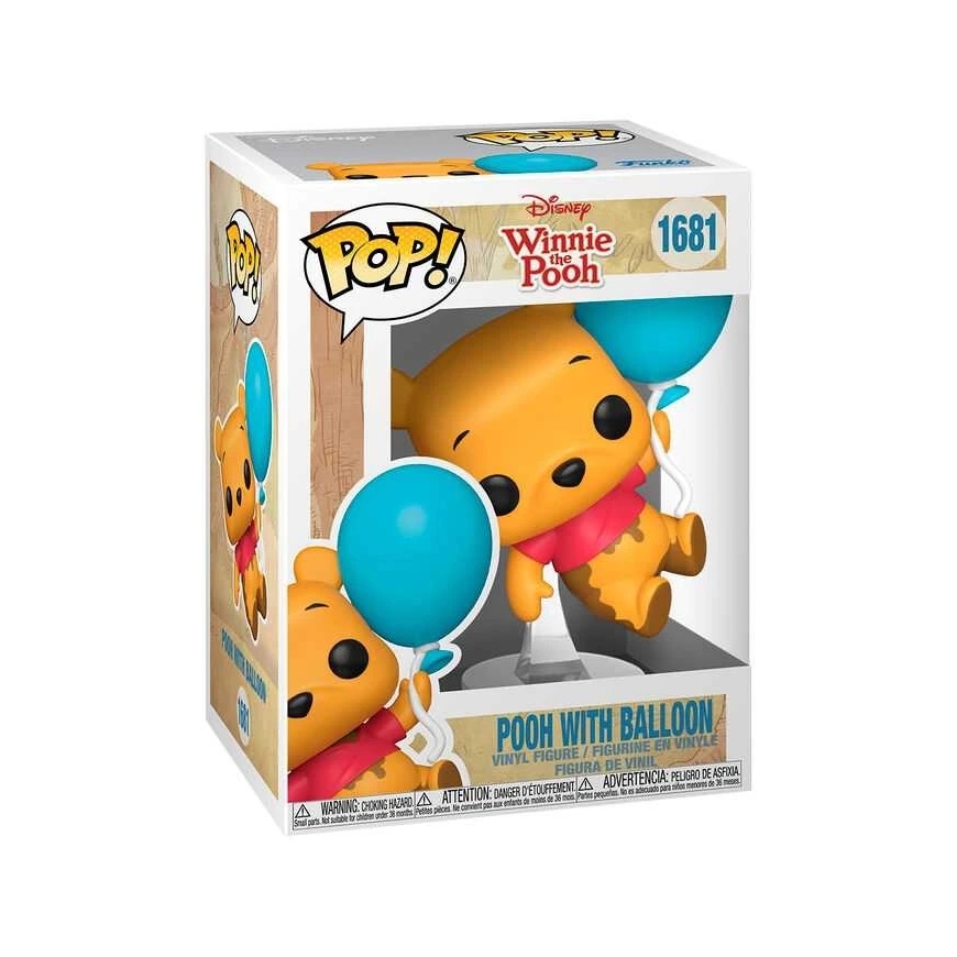FUNKO POP! Vinilinė figūrėlė: Disney: Mikė Pūkuotukas su balionu, 9 cm