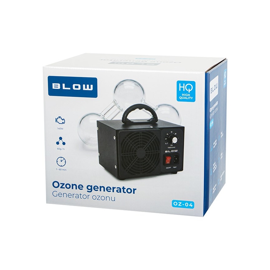 Osoonigeneraator BLOW OZ-04 ozonator 60,000 mg/h 140W – 4