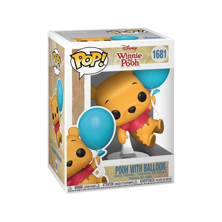FUNKO POP! Vinyl-hahmo: Disney: Nalle Puh ilmapallon kanssa, 9 cm – 3