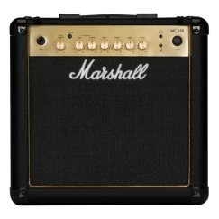Marshall MG15GR Gold - 15 W elektriskā ģitāras pastiprinātājs ar atbalss efektu