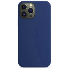 Riff "Lempi silikoni suoja iPhone 13 Pro Max" Tummansininen