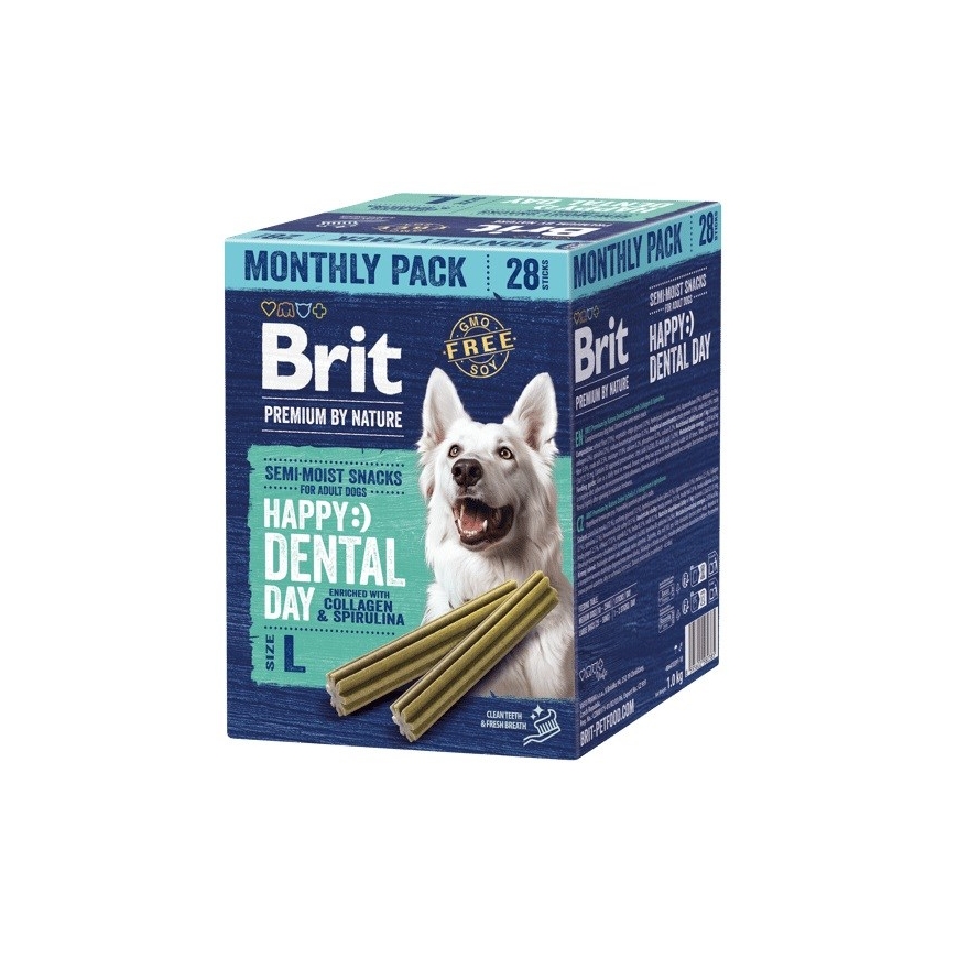 BRIT Premium by Nature Koertera hambahooldused L - koeratoit - 28 tk