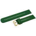 Pacific U27 gumijas pulksteņu siksna - tumši zaļa/zelta - 22mm Pacific U27 gumijas pulksteņu siksna - tumši zaļa/zelta - 22mm