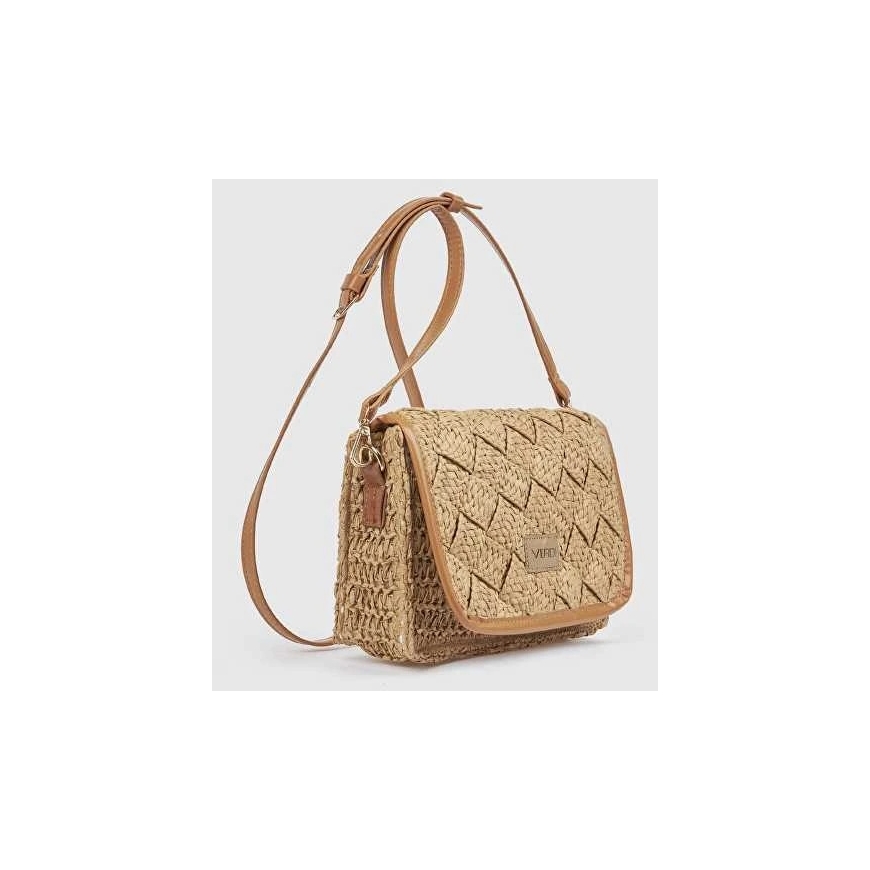 Verde naisten olkalaukku 48-0350 beige – 2