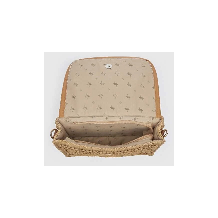 Verde Women's crossbody bag 48-0350 beige – 3