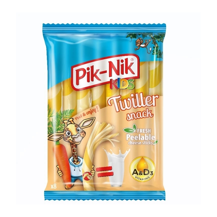 PIK-NIK Rebimiseks mõeldud juustuvorstid, Kids Twiller, 40% SM, 160g – 2