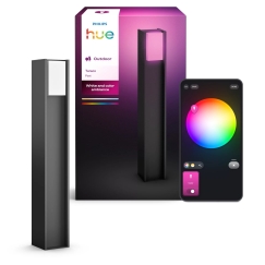 Philips Hue Turaco staba apgaismojums ārējai lietošanai, antracīts, 1xA60 WCA