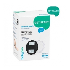 BabyOno BabyOno 298/02-ЧЕРНЫЕ НАТУРАЛЬНЫЕ КОМПЛЕКТЫ ДЛЯ КОРМЛЕНИЯ 24ШТ