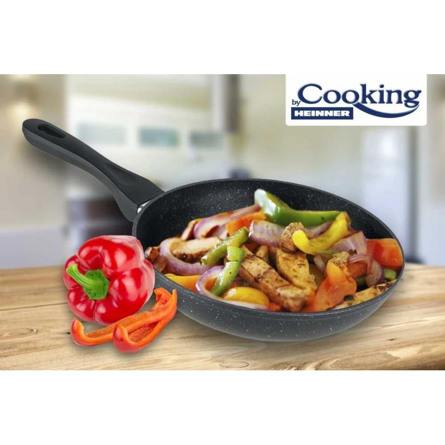 Cooking By Heinner ALUMINUM PAN 30X5.7 CM, Black SAND, MADE BY HEINNER – 3