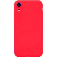 Apple iPhone XR Nano Silikoonkate Pehme Touch TPU Punane