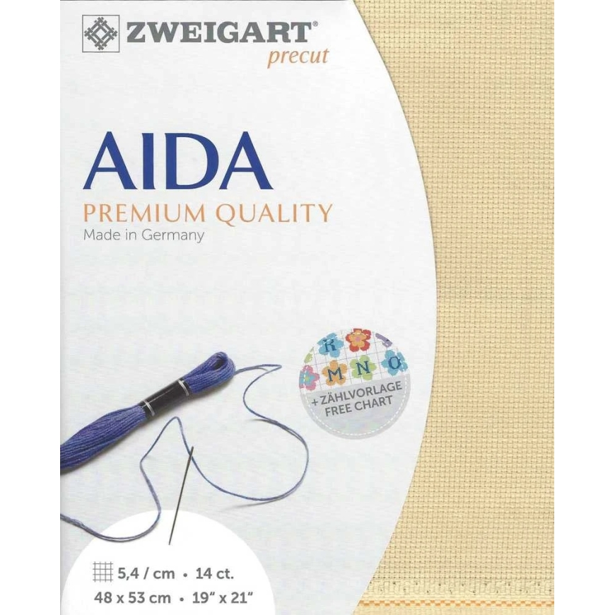 Zweigart Drobe Zweigart Sawitzki Pre-cut Stern-Aida 48x53 cm 370631304853 – 2