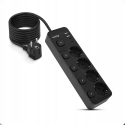 Huslog power cable with 5 switches Huslog power cable with 5 switches