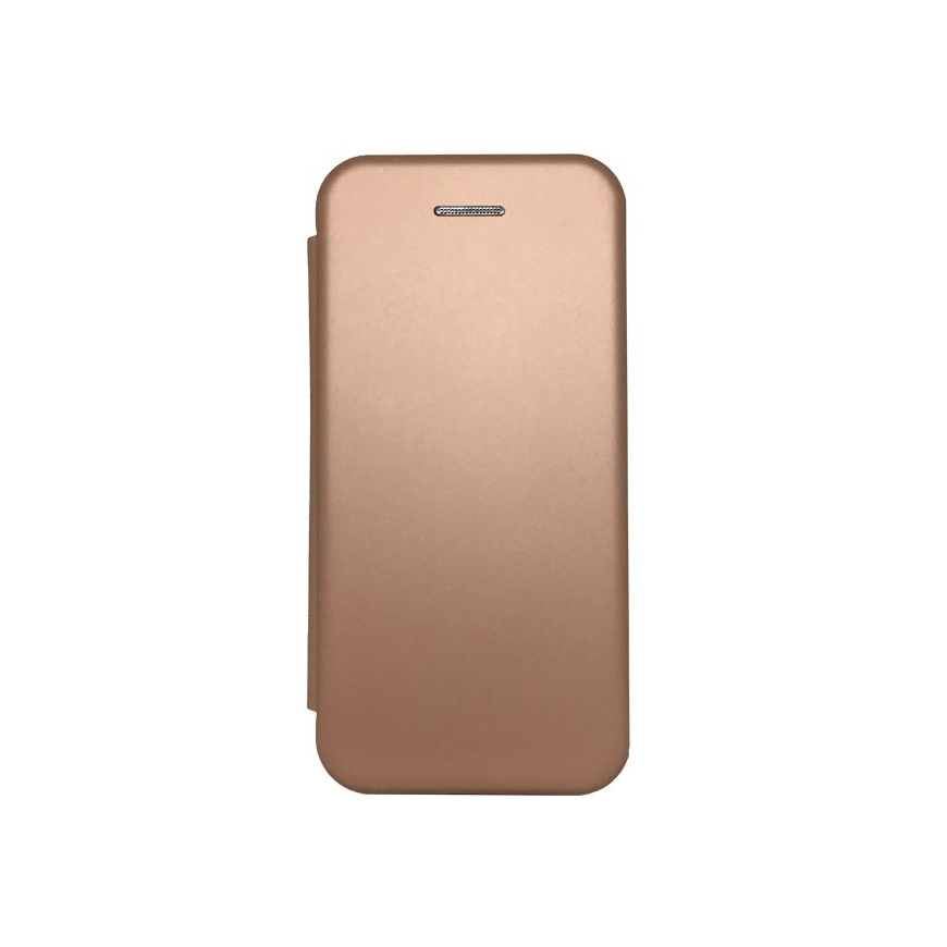 Huawei Y7 2019 grāmatu vāciņš rozā zeltā