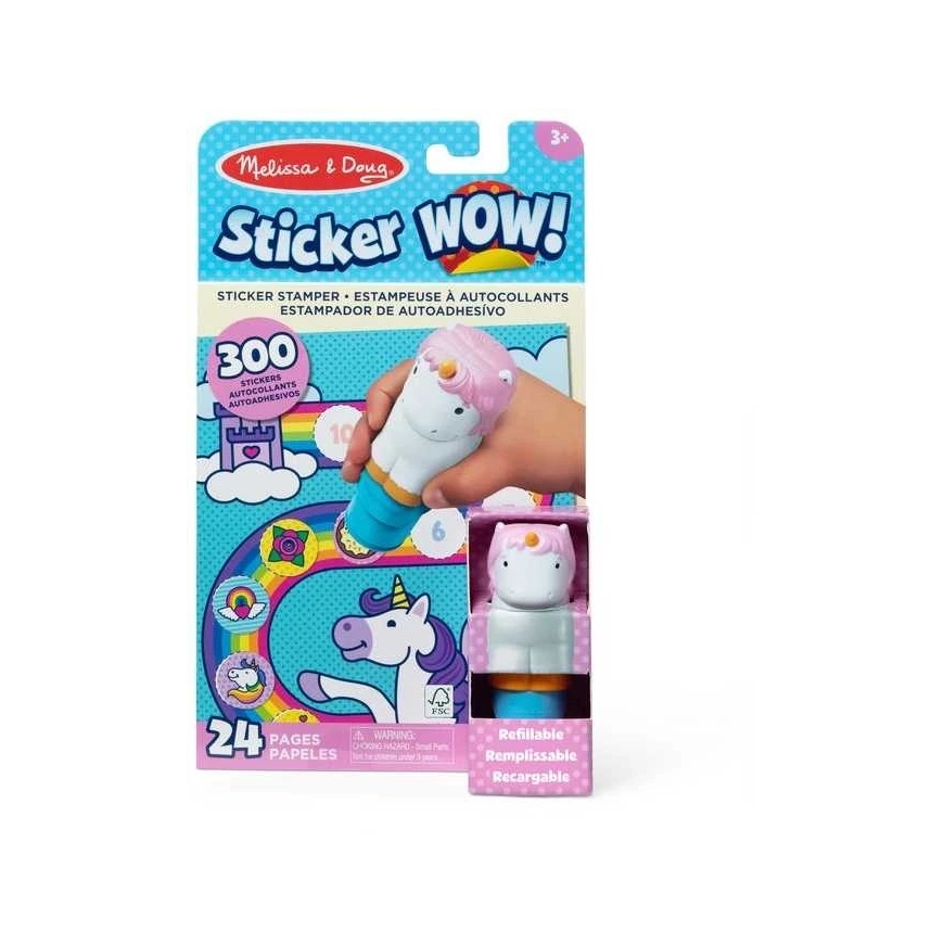 Melissa & Doug MELISSA STICKER WOW! Activity Book, CDU