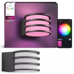 Philips Hue Lucca уличный настенный светильник, антрацит, A60 WCA