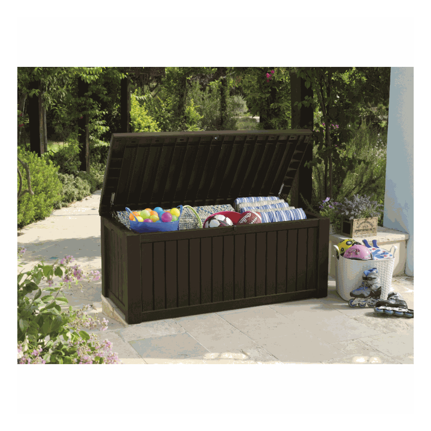 Keter Rockwood Glabāšanas Kaste 570L Brūna – 3
