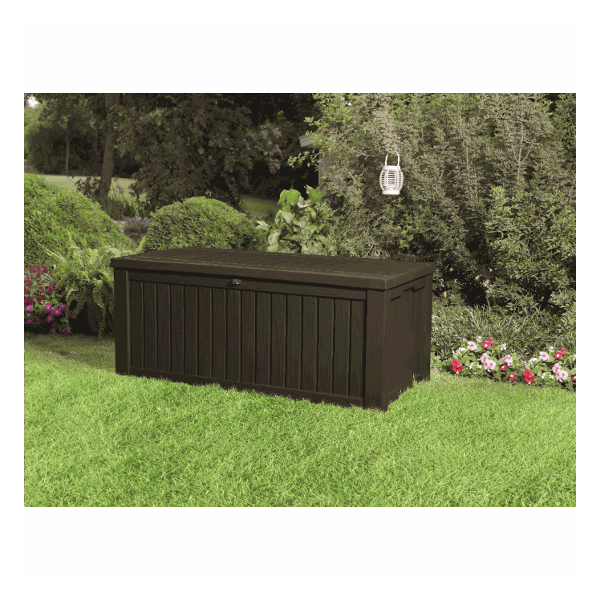 Keter Rockwood Storage Box 570L Brown – 5