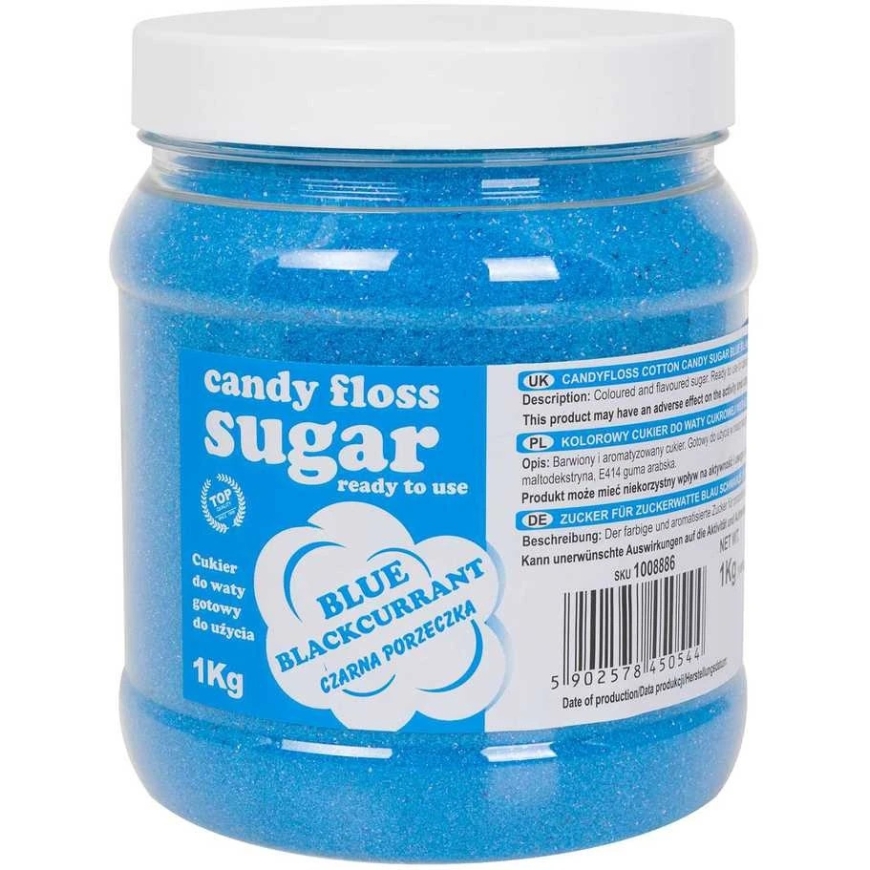 Gsg24 Värikäs Sininen Sokeritervassa Mustaherukan Maku 1kg
