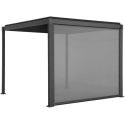 Home4You Gazebo Mosquito Net for MIRADOR-80/88 3 m, frame: 279.3x224.45 mm, gray color