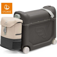 Stokke JetKids - travel set BedBox + Crew Backpack | Midnight Grey