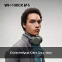 Sony WH-1000XM6 Noise Cancelling Headphones, Olive Green Sony WH-1000XM6 Noise Cancelling Headphones, Olive Green