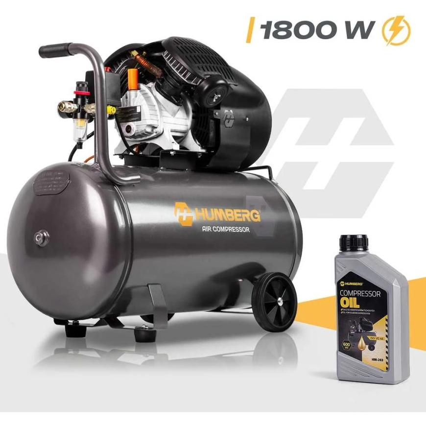 Eļļa gaisa kompresoram 100l 8 bāri Humberg HM-257 – 2