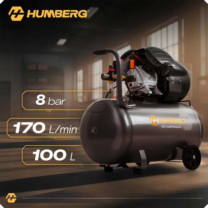 Масло для воздушного компрессора 100л 8 бар Humberg HM-257 – 5
