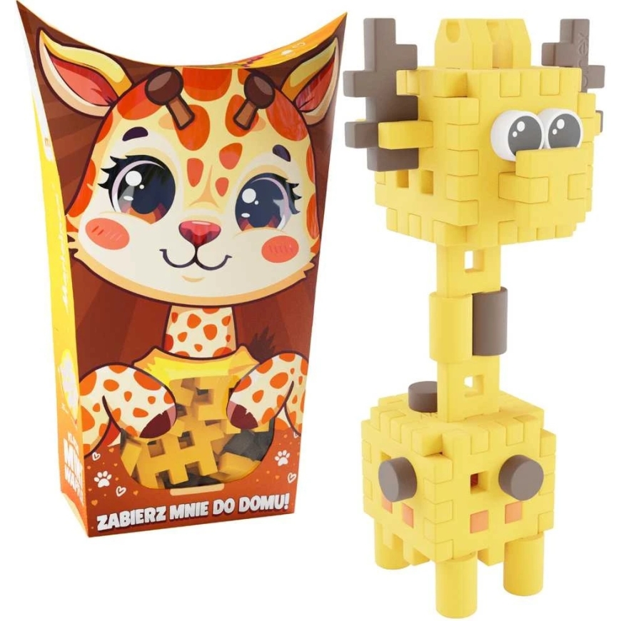 Marioinex Mini Vaffle Tasku Loomad Giraff 35 tk lastele ZA6660 – 3