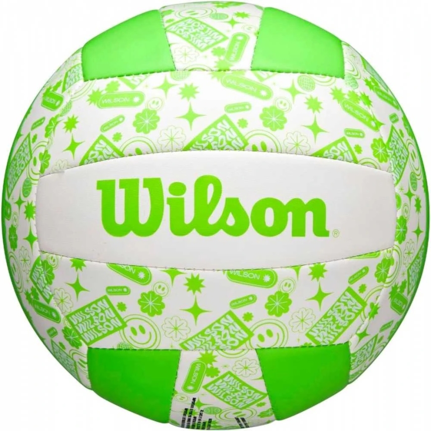 Green and white Wilson volleyball