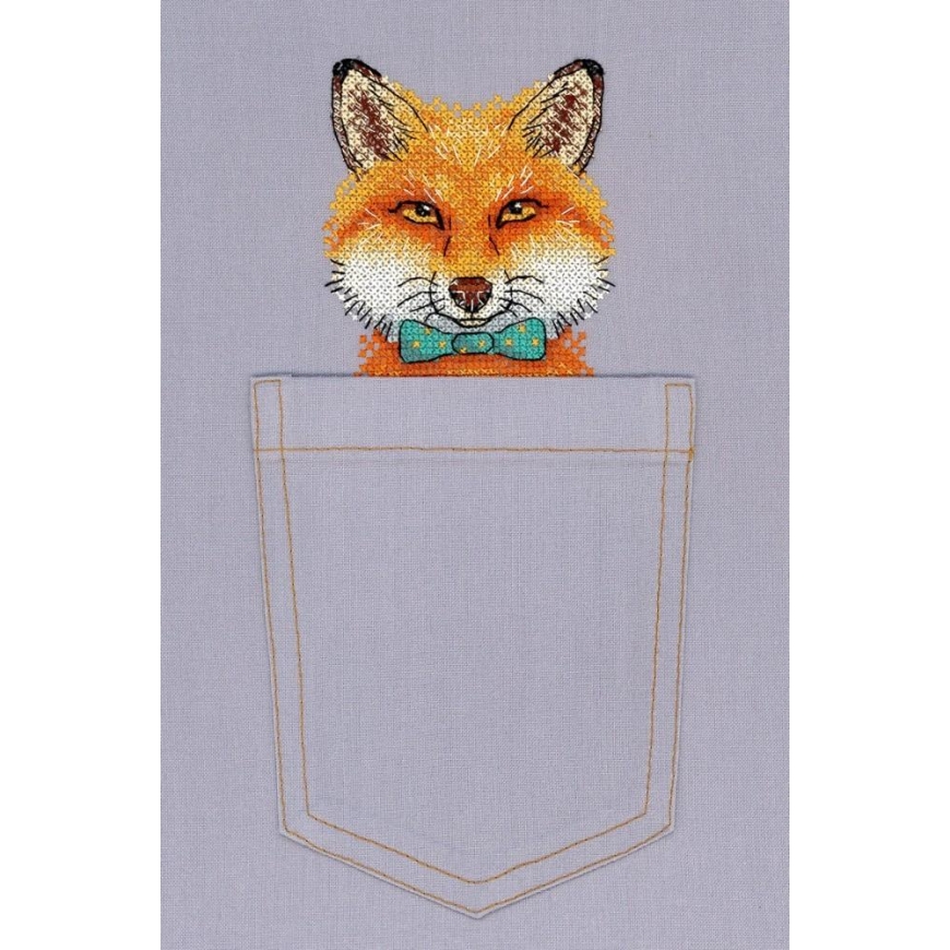 Beldizart Water-Soluble Canvas Cross Stitch Kit Sly Fox SV-242