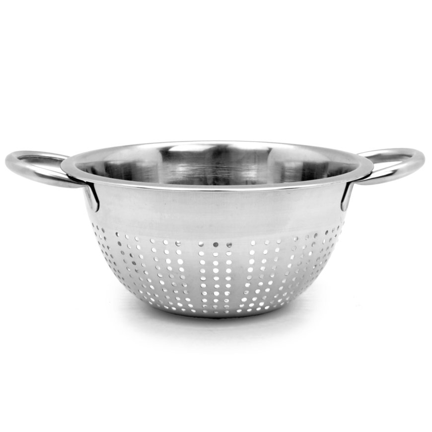 Roostevabast terasest kurn käepidemetega, 21 cm, 10,5 × 27 × 21