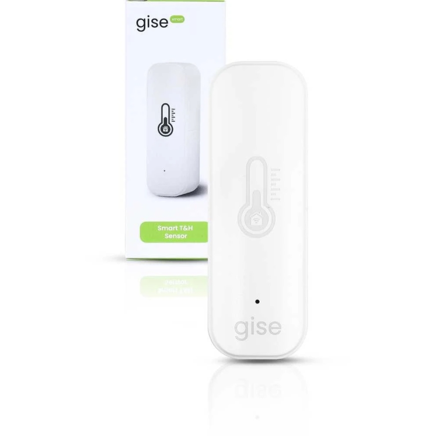 GISE Viedais temperatūras un mitruma sensors Wi-Fi Balts | Tuya | GTHS-WF-01-W – 5