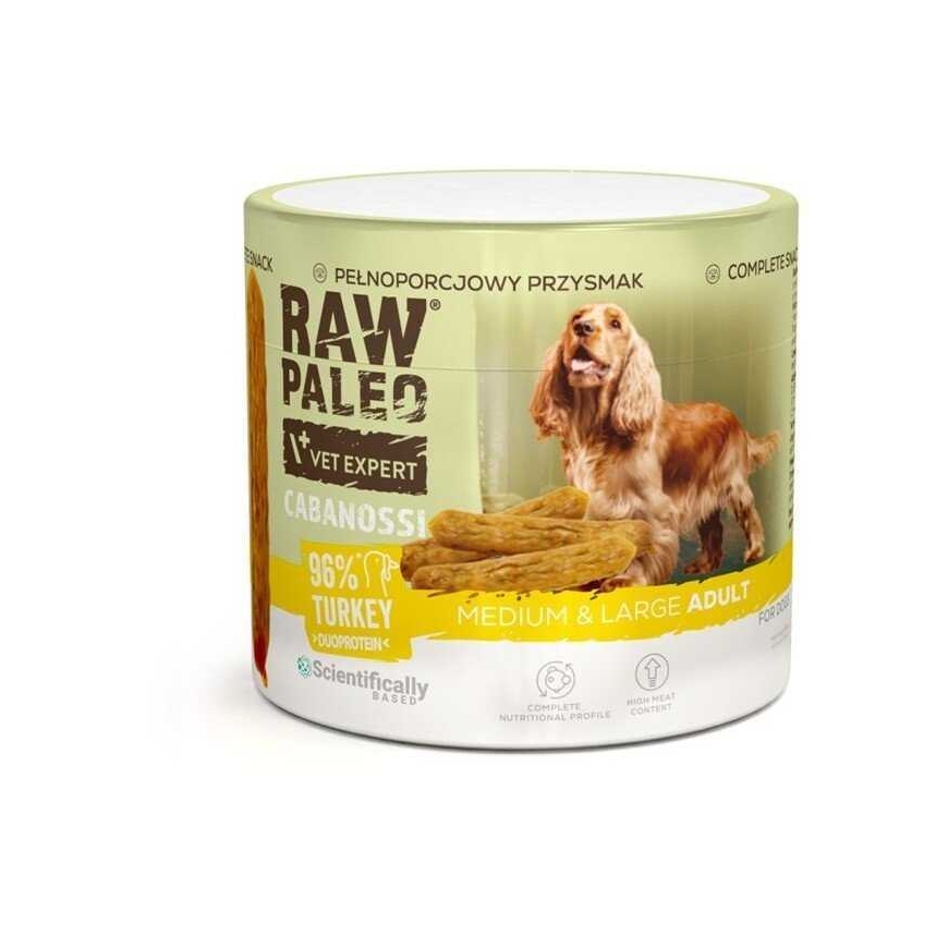 VETEXPERT VetExpert Raw Paleo Cabanossi turkey medium large 100g