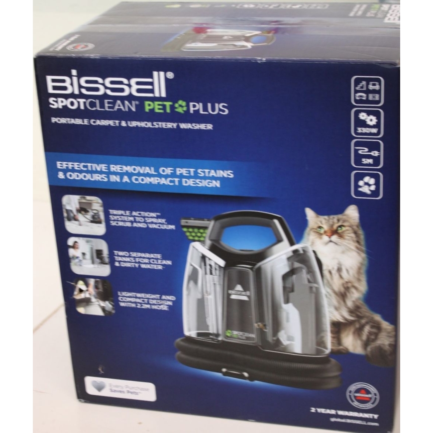 SALE OUT. SpotClean Pet Plus | SpotClean Pet Plus Cleaner | 37241 | Corded operation | 330 W | Black/Titanium | 23 month(s) | DA