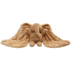 Baby stabilizer, lever plush toy - elephant, brown 2kg