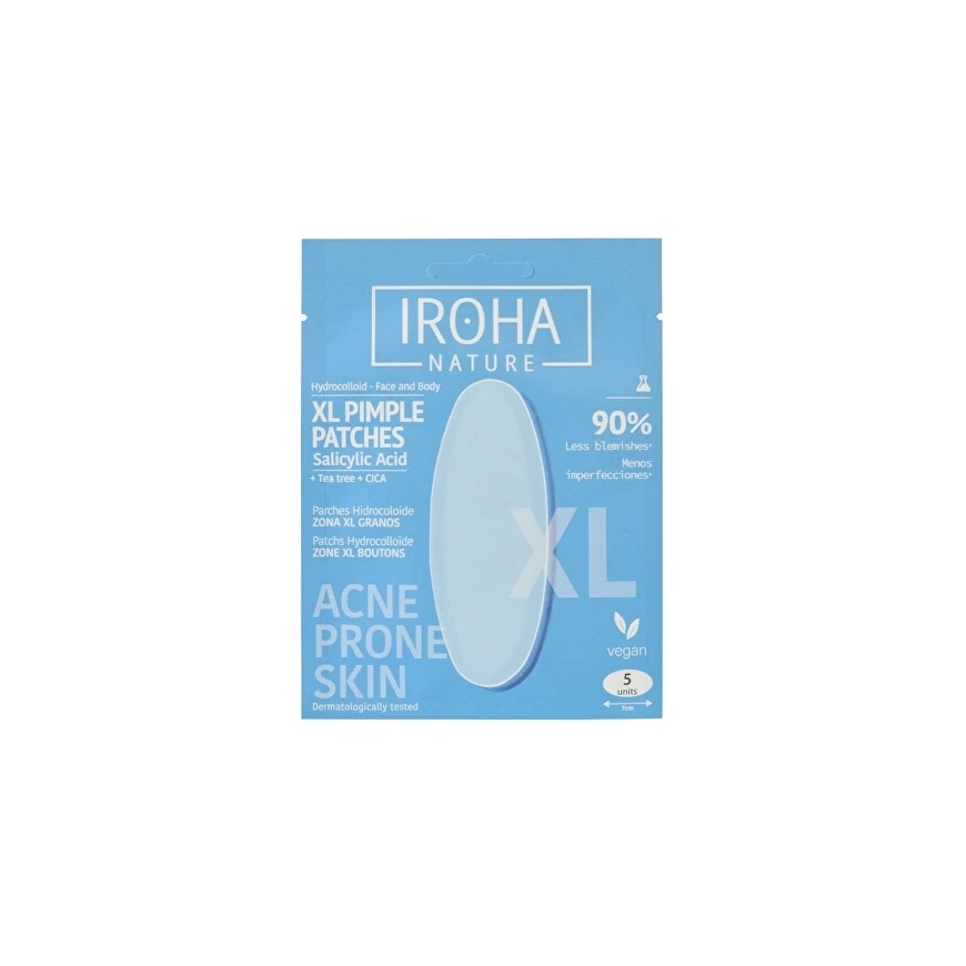 Iroha ACNE PRONE SKIN hydrogeelilaastarit XL 5 kpl. – 3