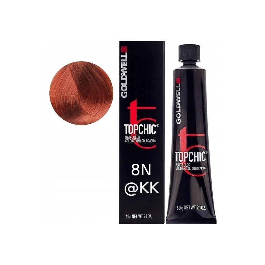 Goldwell TopChic Pastāvīgā Matu Krāsa 8N@KK , 60 ml – 3